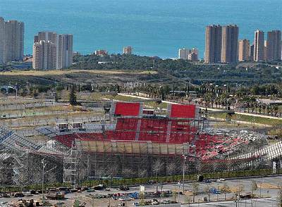 El sector derecho ha sido el más afectado por el viento