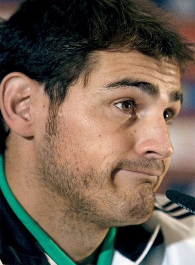 El capitán de la selección, durante la rueda de prensa