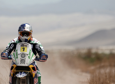 Marc Coma, durante la etapa