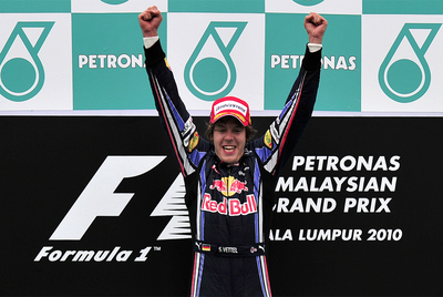FOTOGALERIA: Vettel, por fin
