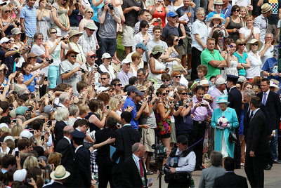 FOTOGALERIA: La Reina Isabel, en Wimbledon