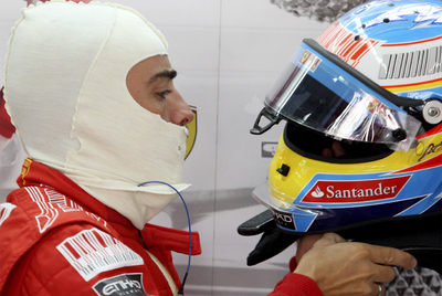 Alonso, esta mañana en Yeongam