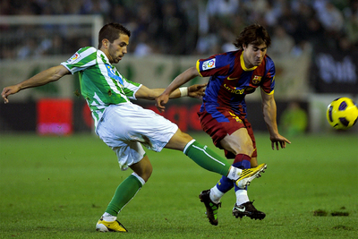 Bojan, durante el partido ante el Betis