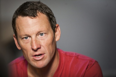 El siete veces campeón del Tour de Francia, Lance Armstrong.