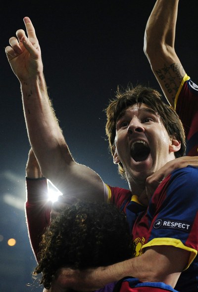FOTOGALERIA: Messi, feliz