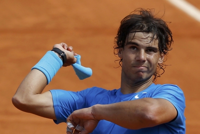 Nadal, después de la victoria ante el croata Ljubicic.