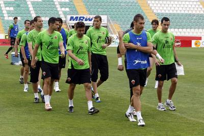 Entrenamiento del Elche.