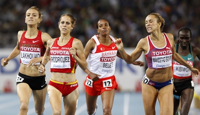 Natalia Rodríguez termina primera en su carrera de 1.500.