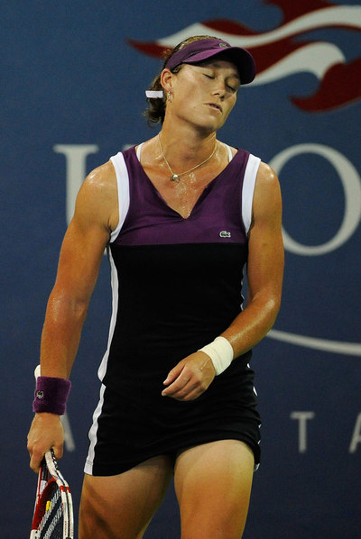 Stosur, durante el partido.