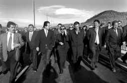 Isabel Tocino defiende la construcción de grandes embalses al inaugurar el de Rialb