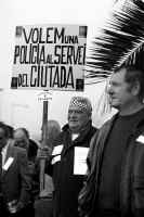 Protesta de los funcionarios de Barcelona por el convenio