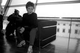 La actriz Aitana Sánchez-Gijón rueda 'Mi dulce' en el Raval