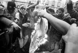 Incidentes en una concentración en solidaridad con el pueblo palestino