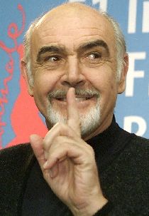 Sean Connery, ayer, en el Festival de Berlín.