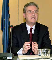 David Byrne, comisario europeo de salud y consumo.