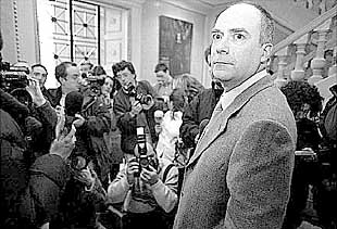 Javier González de Durana, ayer, en su primera comparecencia pública como director del Artium.