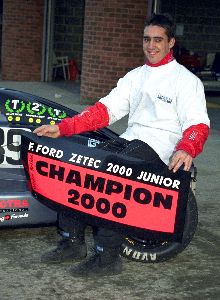 Mario Santos, a los pocos días de ganar las  Winter series .