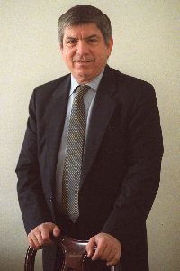 César Gaviria, ayer en Madrid.