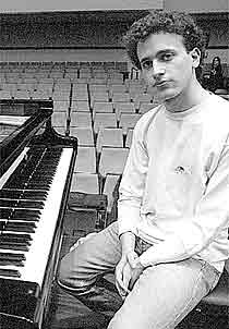 El pianista Jonathan Gilad, el sábado en San Sebastián.