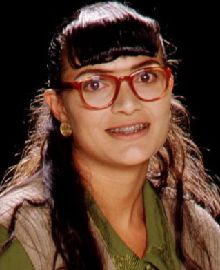 La actriz Ana María Orozco, en su papel de  Betty la fea .