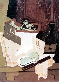  Nature morte devant l'armoire  (1920), de Juan Gris, de la Colección Telefónica.