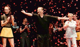 Maurice Béjart, en un homenaje que recibió en Lausana en 1996.