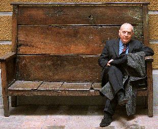 Vincenzo Consolo, fotografiado durante su estancia en Madrid.