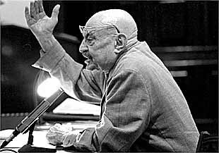 José Hierro, ayer, en Sevilla.