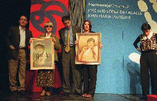 Homenaje de los demócratas a López de Lacalle y a Jáuregui