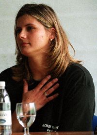 Tania Medved, durante la conferencia de prensa del miércoles.