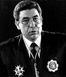 Juan Luis de la Rúa, presidente del TSJ.