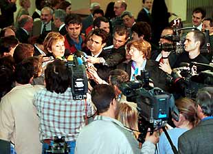 Celia Villalobos, ayer en Torremolinos.