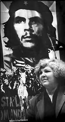Aleida Guevara, ayer, en Valencia.