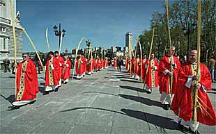 Procesión del Domingo de Ramos.