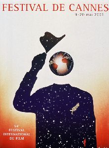 Cartel de la 54ª edición del Festival de Cannes.