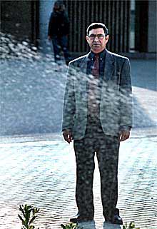 El catedrático Daniel Prats, antes de la entrevista.