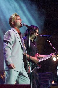 Carlos Sagarra y Pep Sala, en un momento de su actuación.