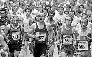 Un momento de la media maratón.