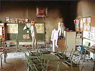 El Colegio Público Sebastián Mandarán, situado en el barrio de Bellavista de Sevilla, fue objeto el pasado fin de semana de un nuevo acto vandálico que se saldó con la quema de un aula de Infantil del centro.