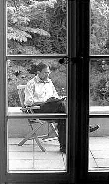 Javier Solana, en su casa de Bruselas.