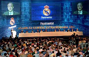 Aspecto de la Asamblea del Real Madrid.
