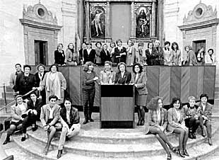 Candidatas a las elecciones autonómicas y legislativas de 1996.