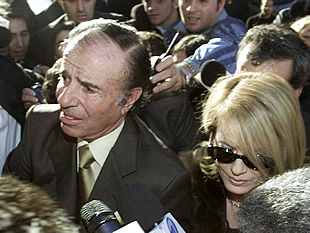   Detenido el ex presidente argentino Menem por contrabando de armas   