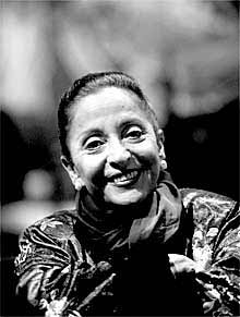 La  mezzosoprano  madrileña Teresa Berganza.