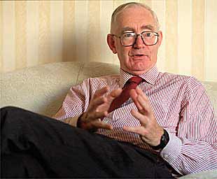 Anthony Atkinson, durante la entrevista.