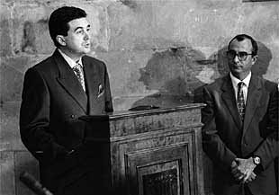 Jaume Matas, durante su toma de posesión como presidente de Baleares, en junio de 1996.