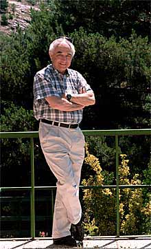 Philip Meyer, el pasado viernes en la sierra de Madrid.