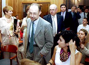 El ministro de Hacienda, ayer en la Universidad Menéndez Pelayo.