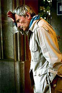 El escritor Jerome Charyn, en Barcelona.