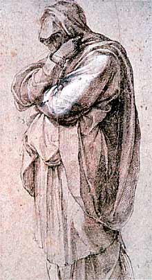 Mujer cubierta y en duelo, de Miguel Ángel,vendido en Sotheby's de Londres.